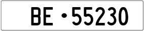 Truck License Plate